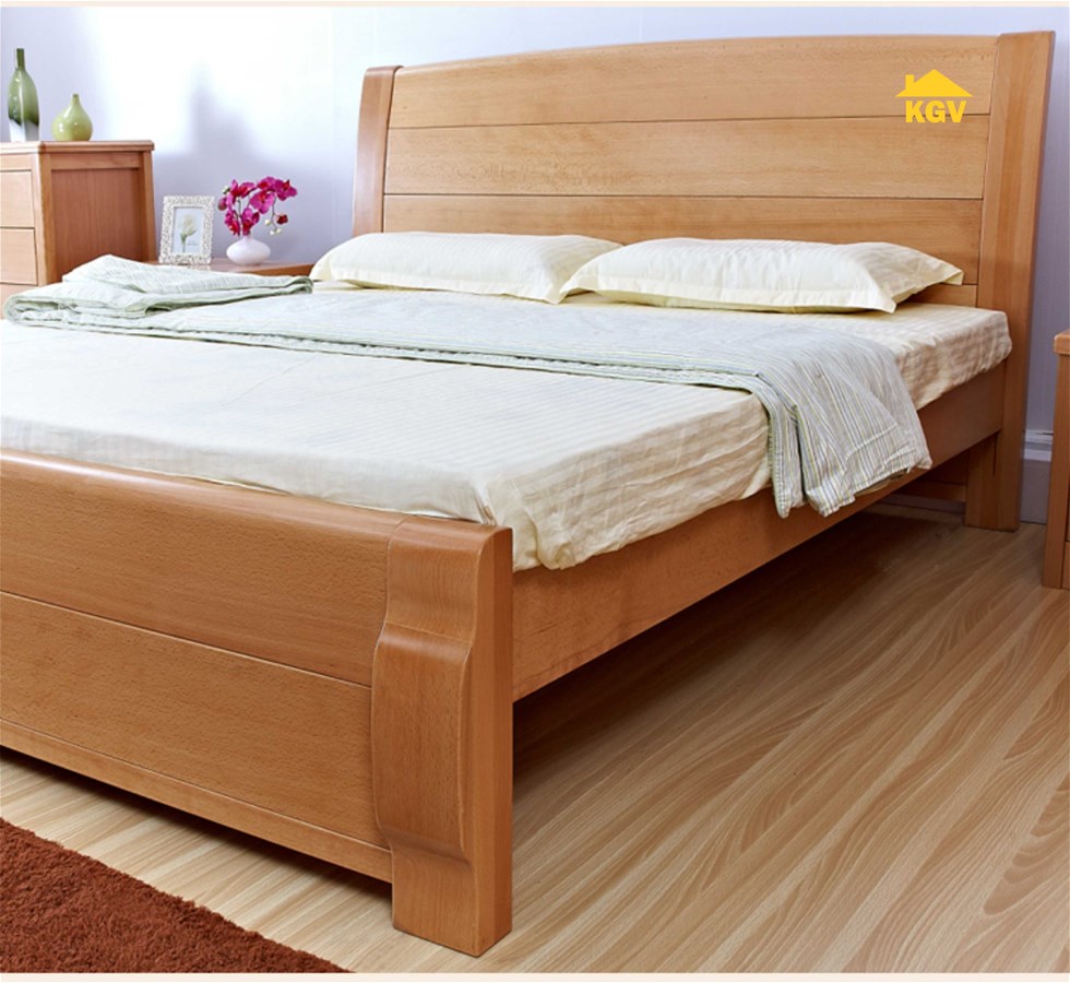 giường gỗ tự nhiên đẹp