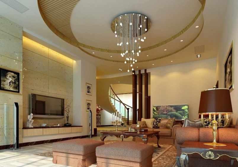 thiết kế trần thạch cao đẹp cho phòng khách đẹp