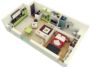 Tự bố trí nội thất cho căn hộ chung cư