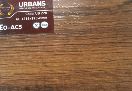 sàn gỗ công nghiệp malaysia Urbans tại Hà Nội, Hải Dương